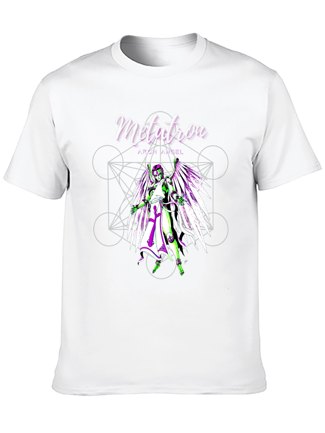 Metatron Archangel Graphic Tee - Black