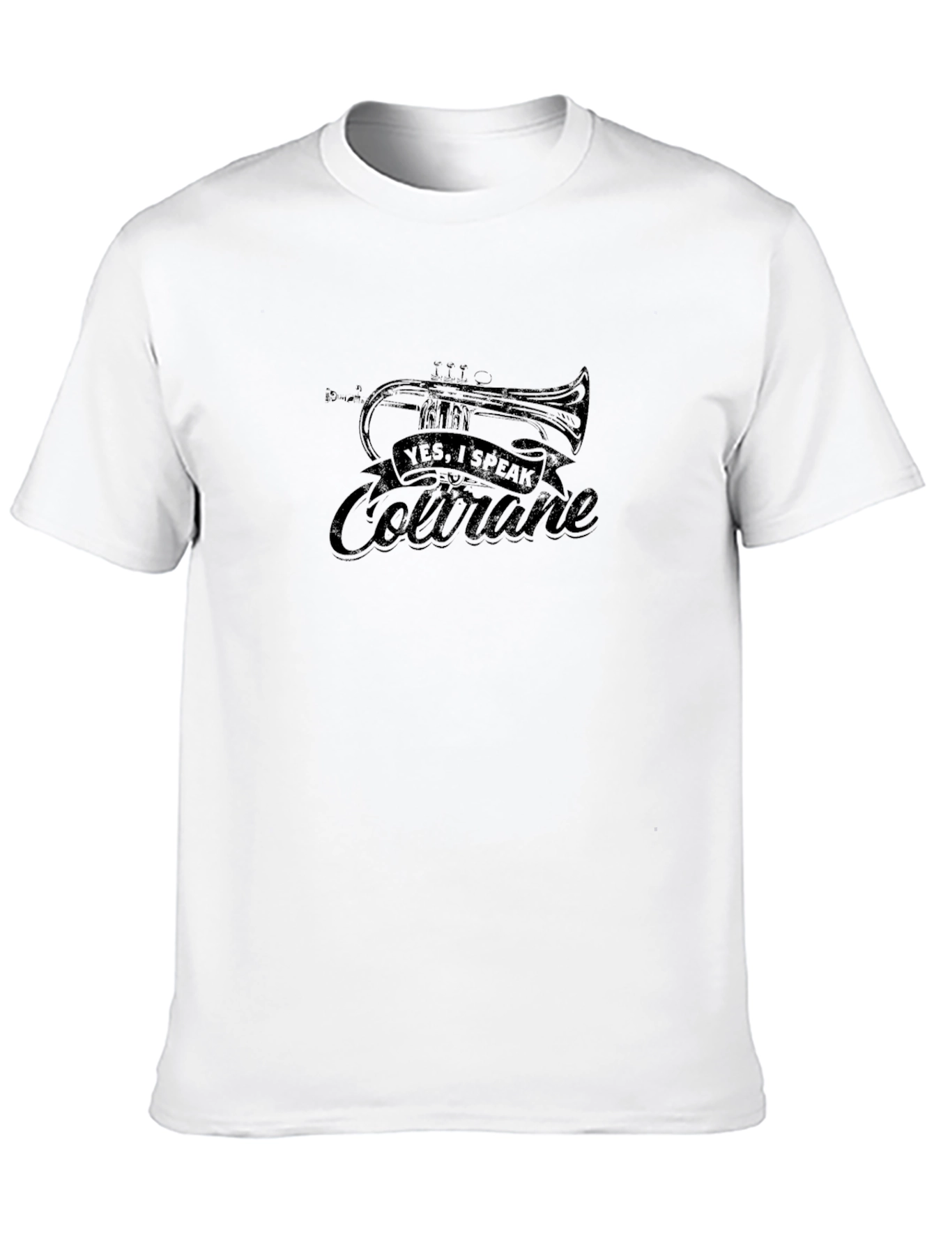 Yes I Speak Coltrane Black T-Shirt