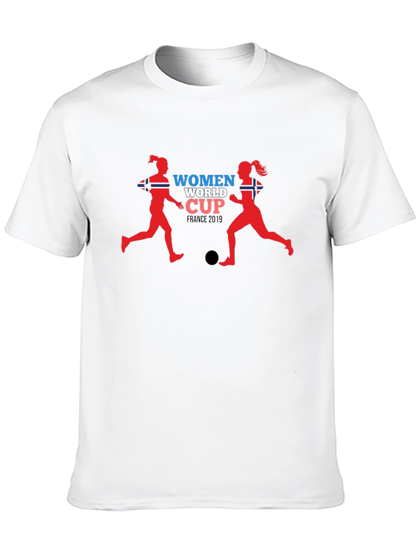 Womens World Cup France 2019 Black T-Shirt
