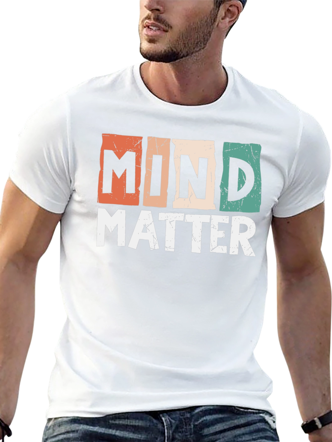 Mind Matter Graphic T-Shirt Retro Design