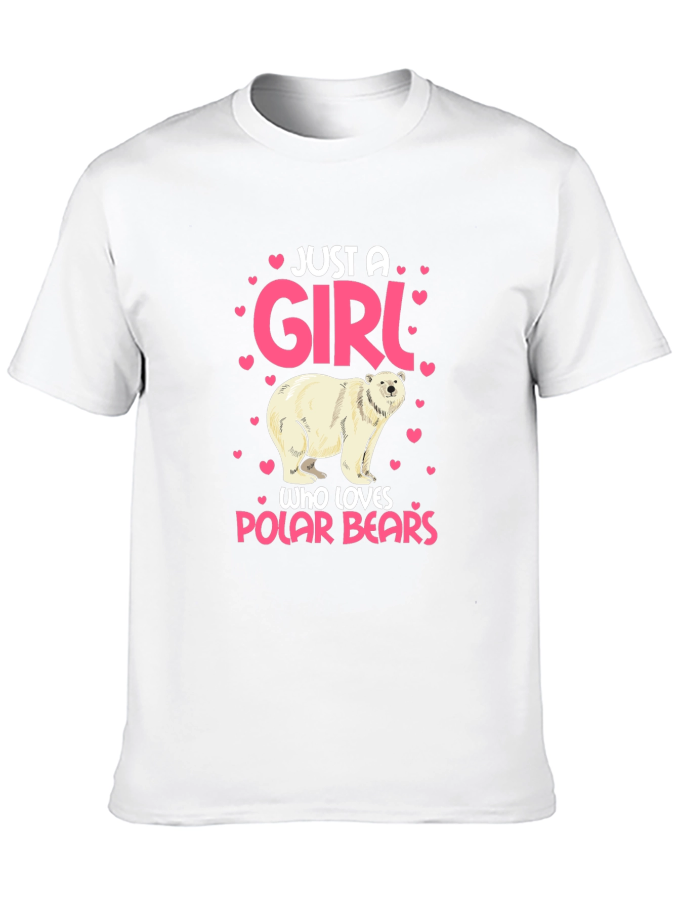 Just a Girl Who Loves Polar Bears Graphic Tee