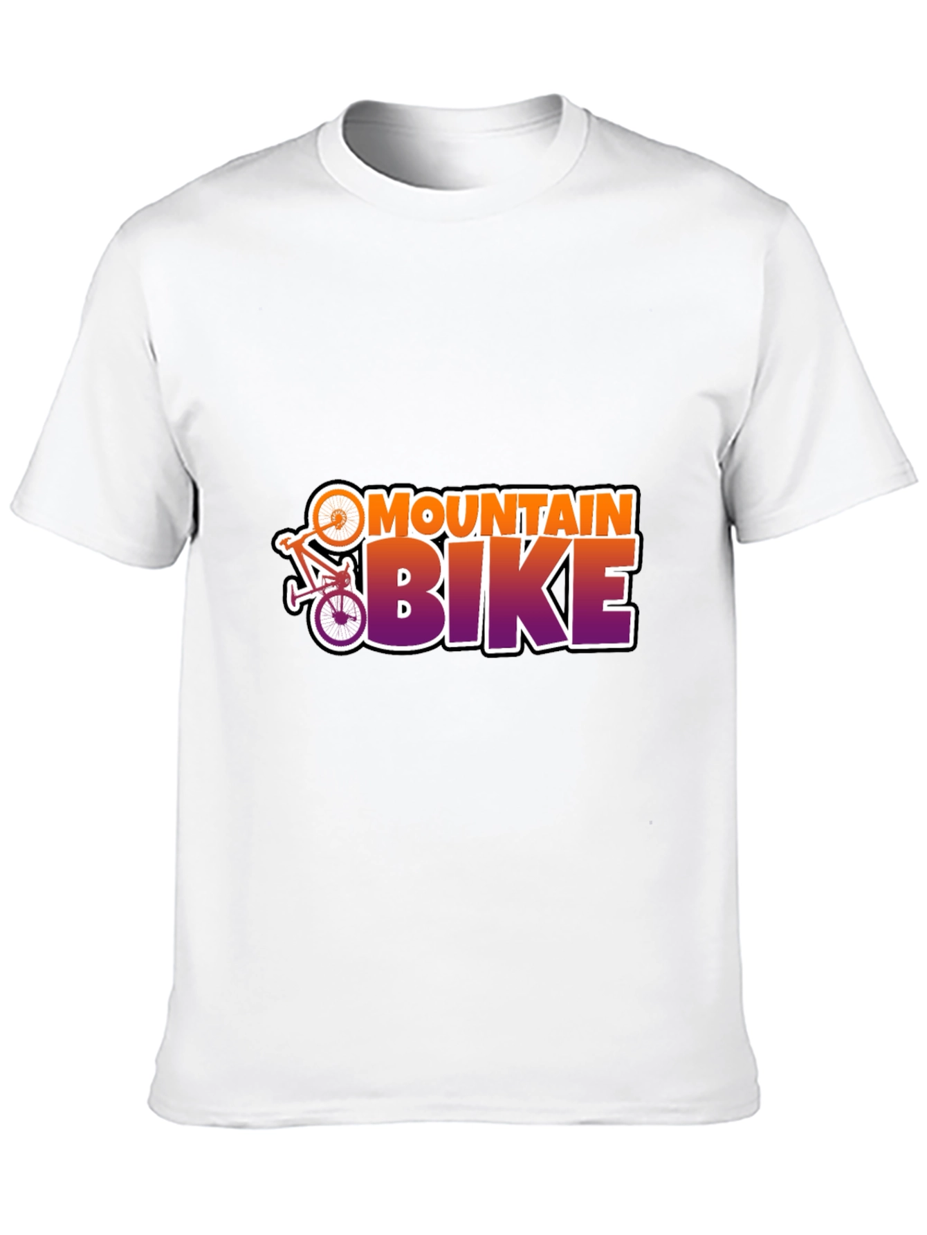 Mountain Bike T-Shirt: Gradient Design Active Wear