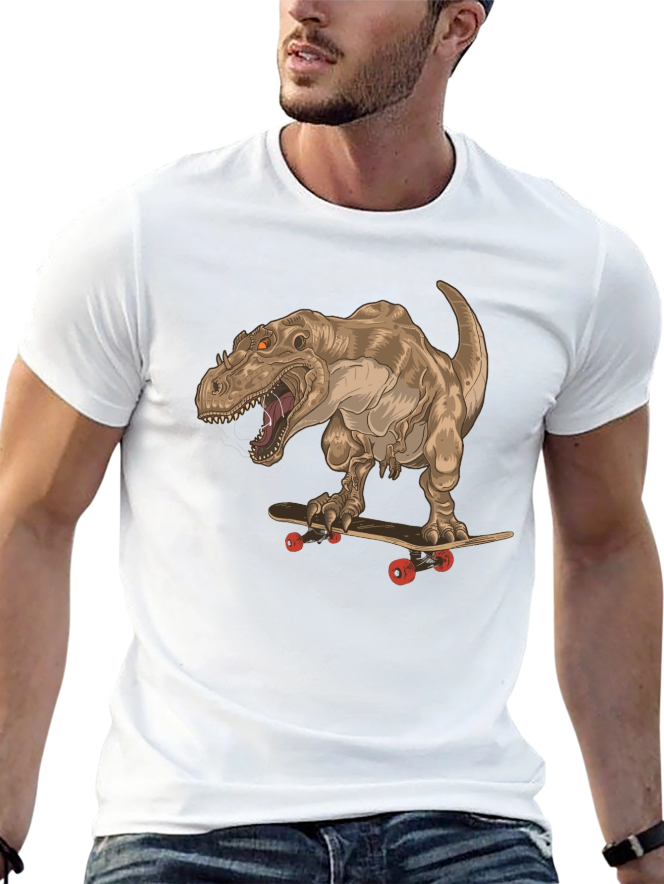 Dinosaur Skate T-Shirt: Ride in Style