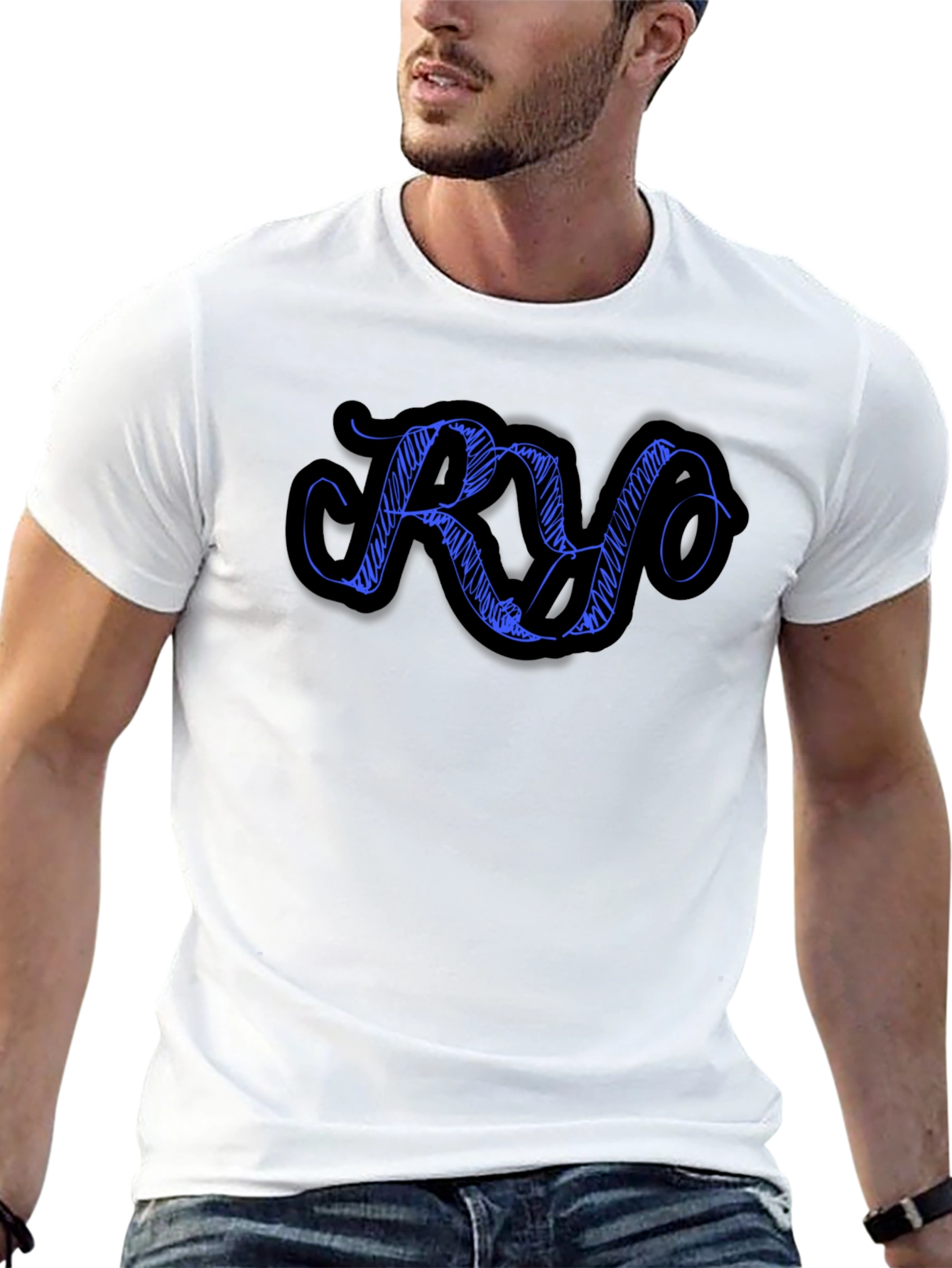 RY Graphic T-Shirt - Black Cotton Tee