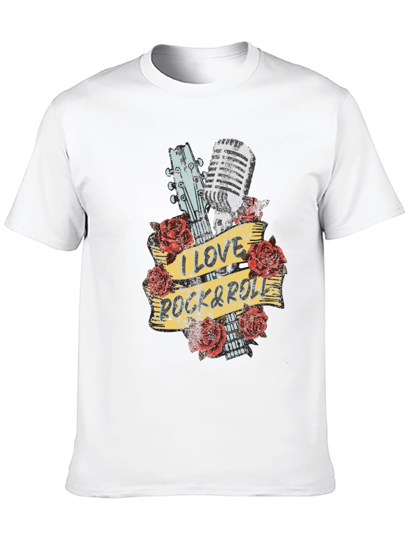 I Love Rock & Roll Graphic T-Shirt