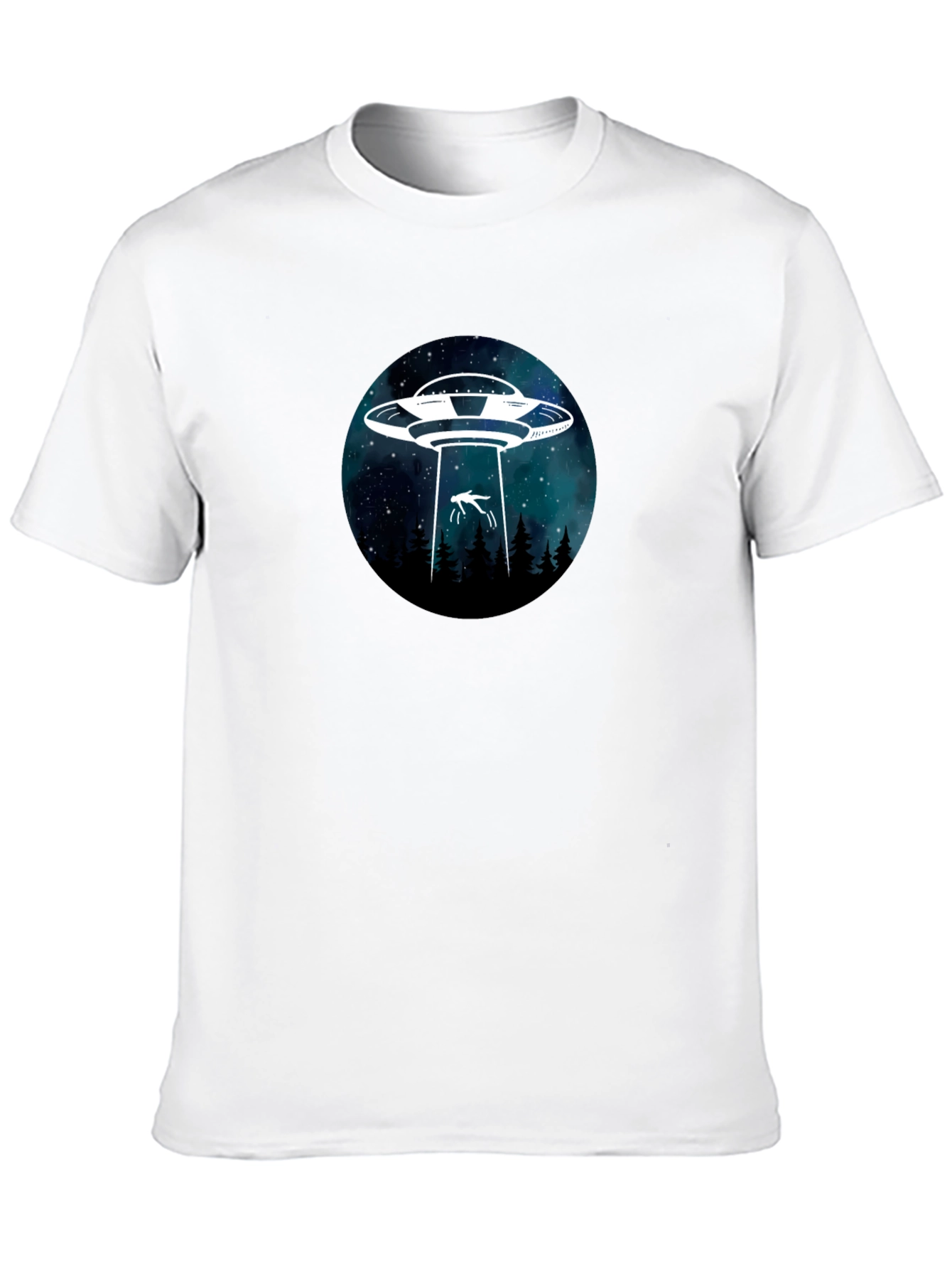 UFO Abduction T-Shirt - Sci-Fi Alien Graphic Tee