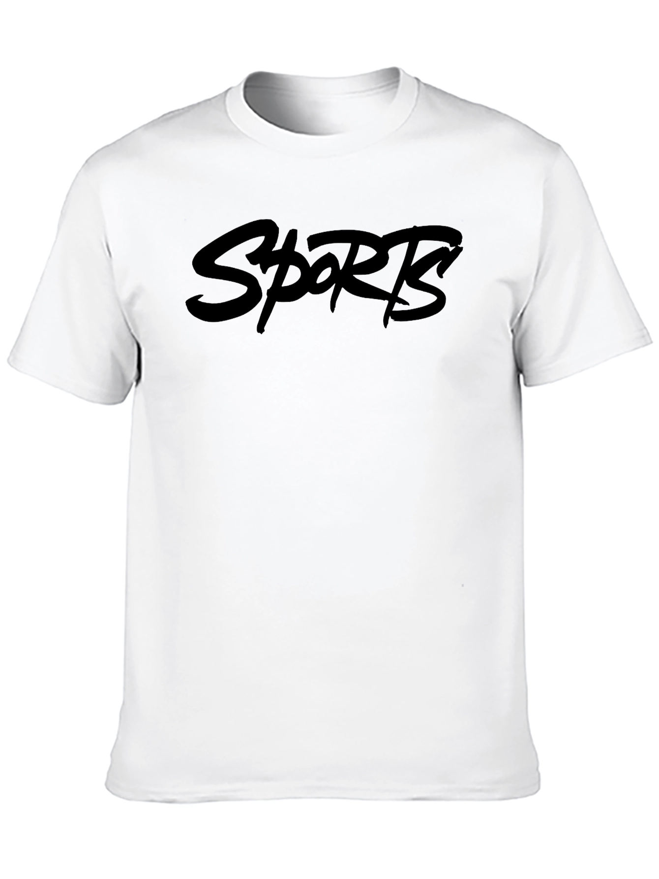 Sports Graphic Black T-Shirt