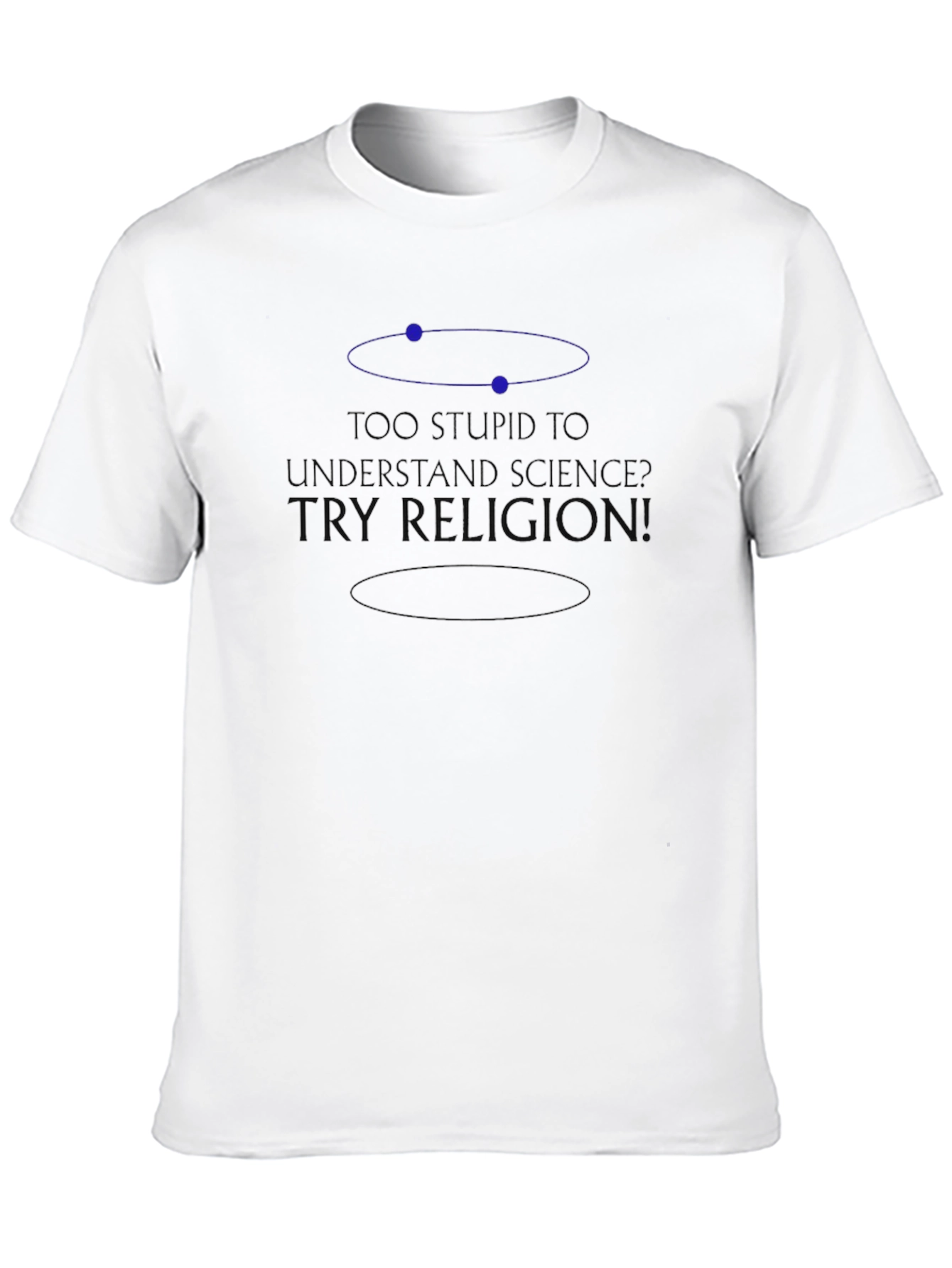 Science vs Religion Graphic T-Shirt - Sarcastic Atheist Tee