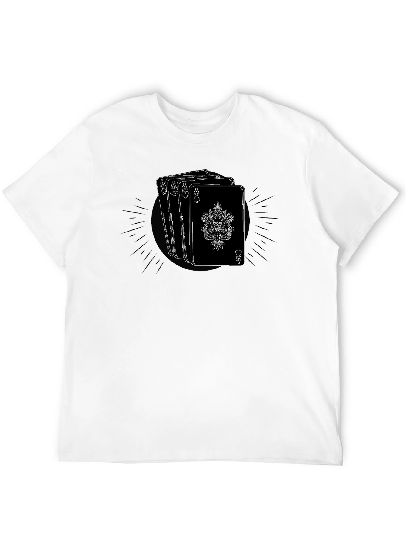 Ace Card Graphic Tee - Lucky Poker T-Shirt