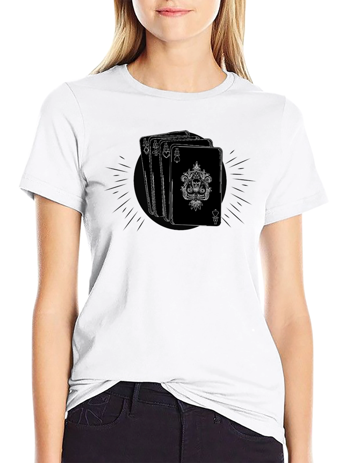 Ace Card Graphic Tee - Lucky Poker T-Shirt