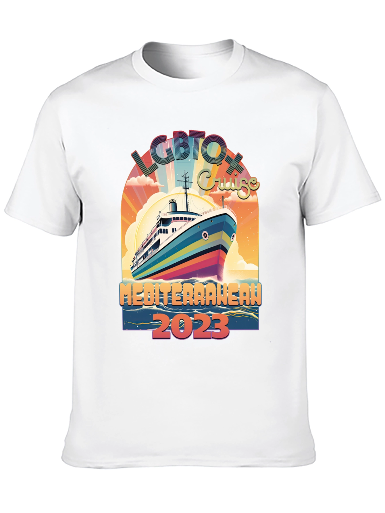 LGBTQ+ Mediterranean Cruise 2023 T-Shirt