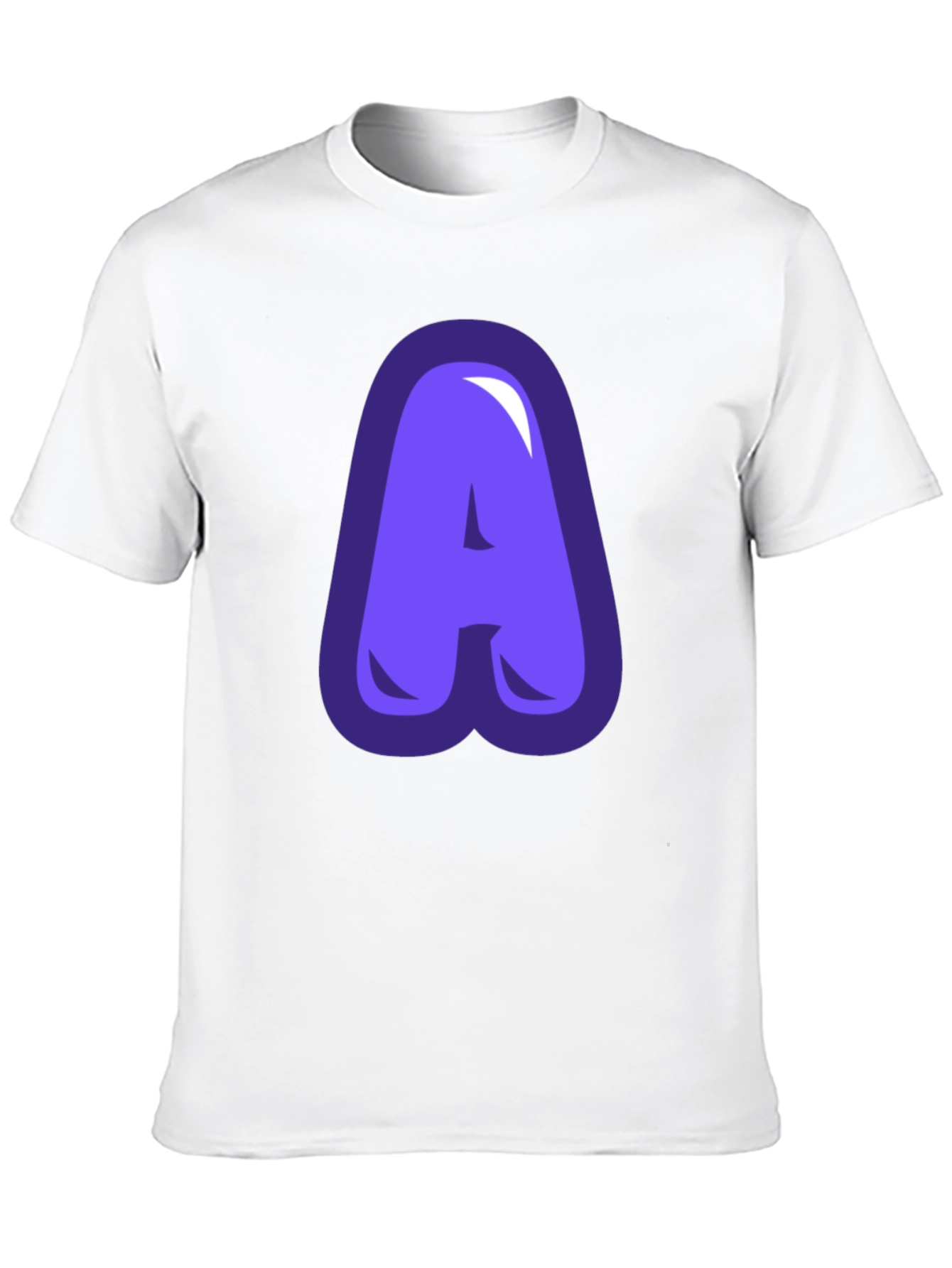 Bold A Graphic Tee - Stylish Black T-Shirt