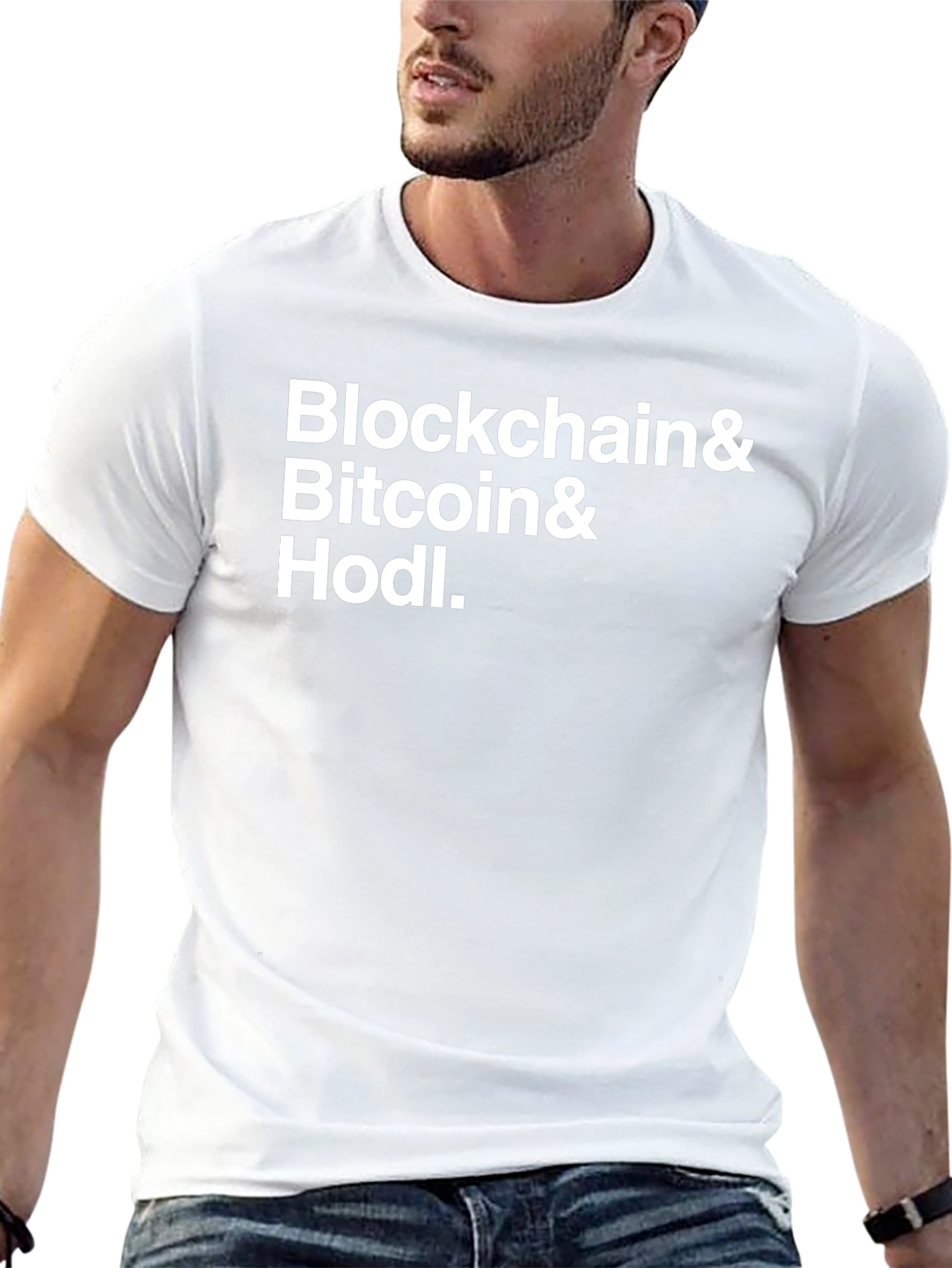 Blockchain Bitcoin & Hodl T-Shirt