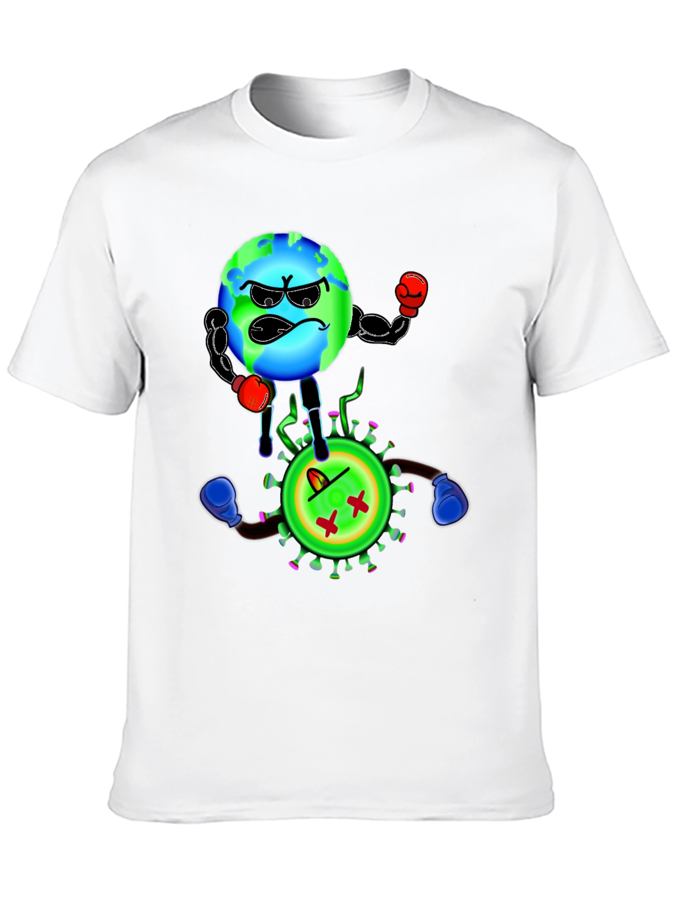 Earth vs Virus Graphic Tee