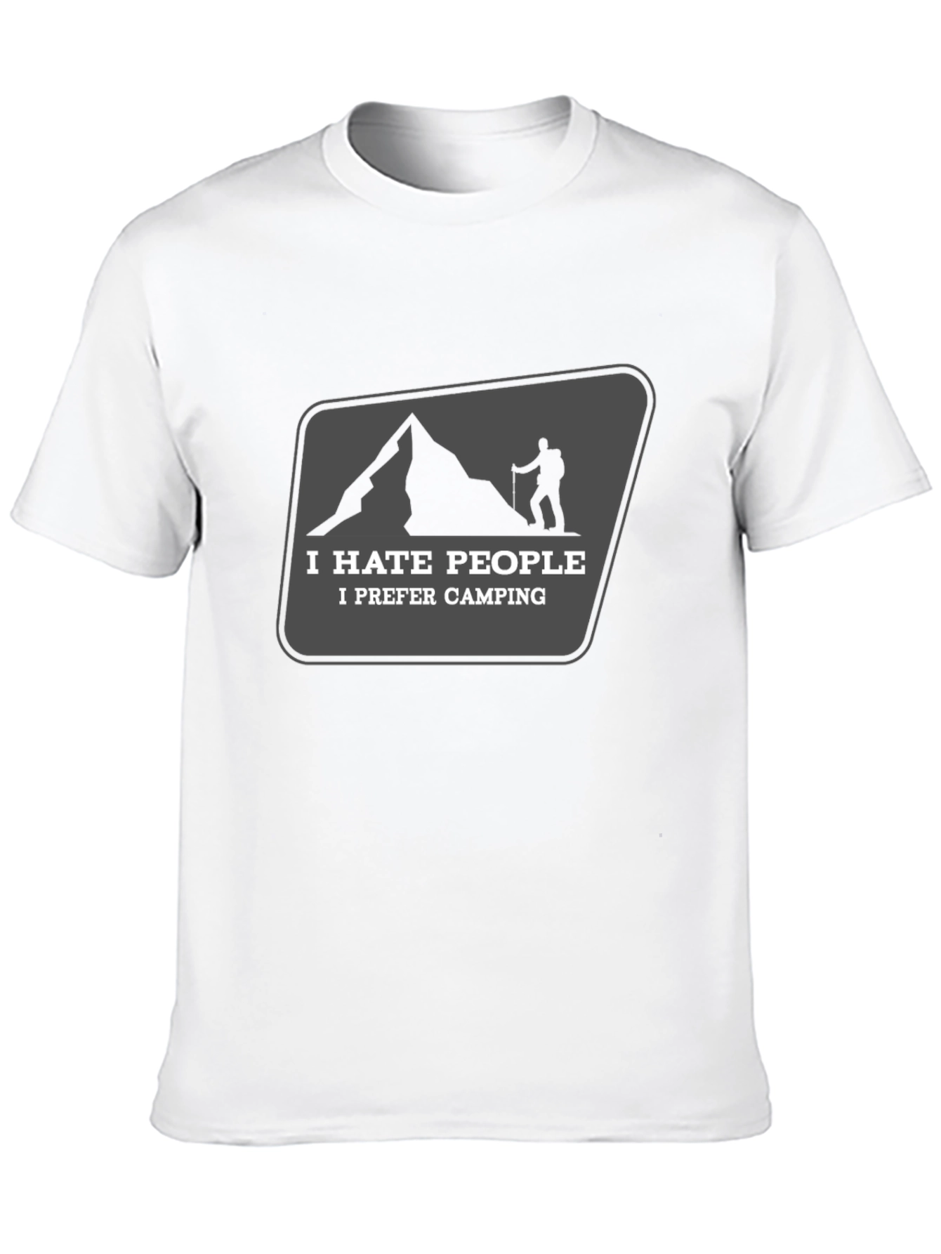 I Hate People Camping Graphic Tee