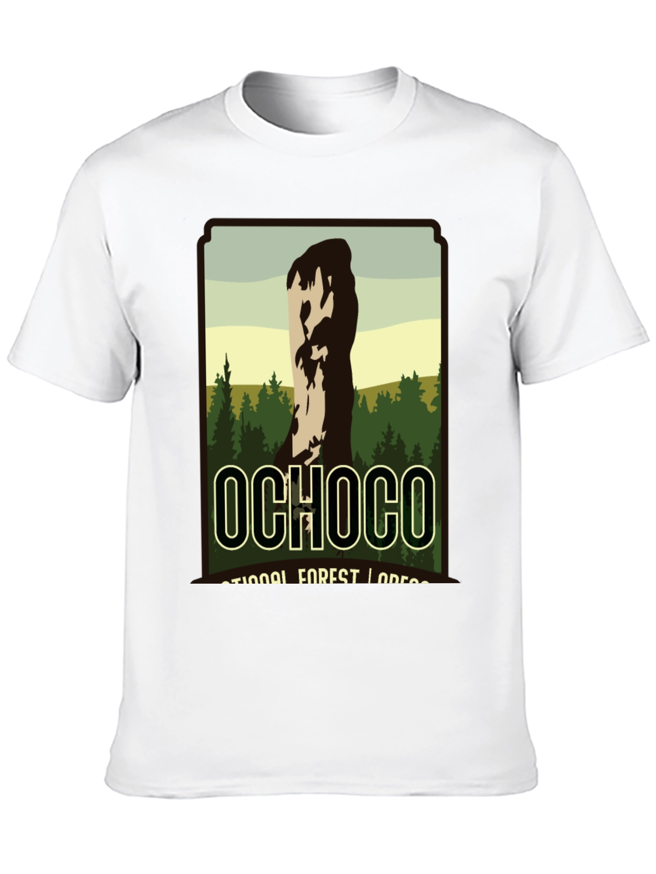 Ochoco National Forest Black Graphic T-Shirt