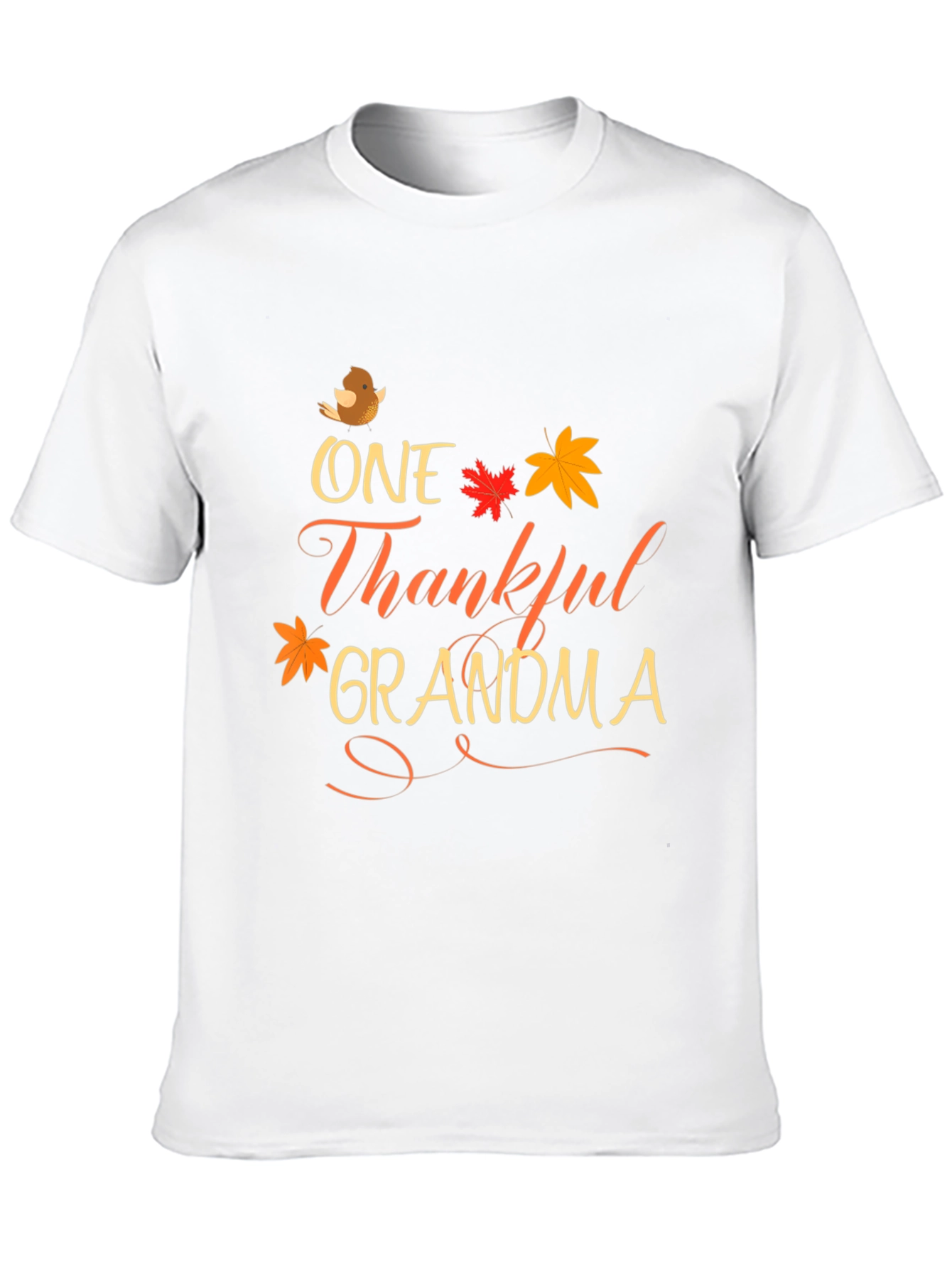 One Thankful Grandma T-Shirt - Thanksgiving Apparel