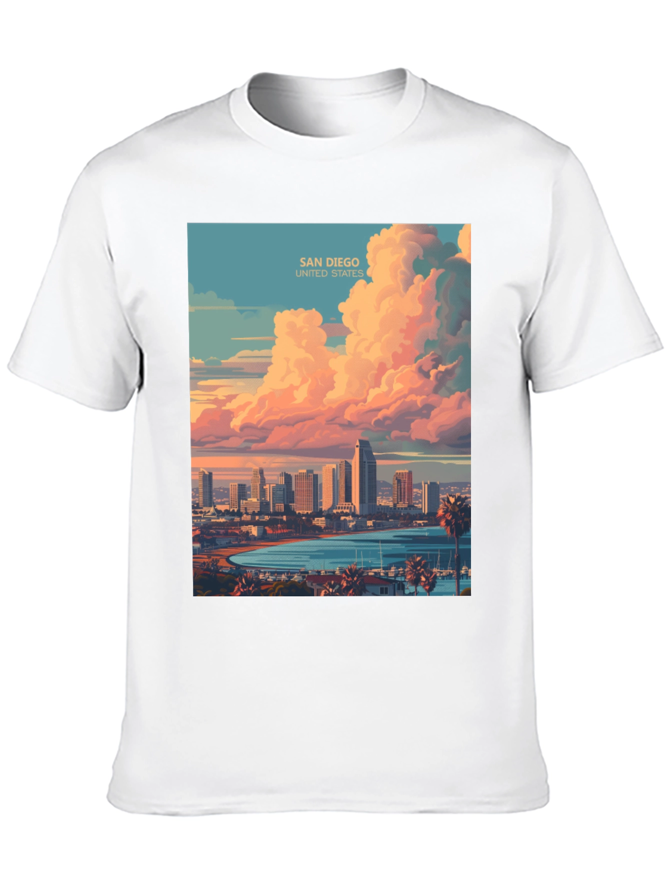 San Diego Skyline Tee - Coastal City Graphic