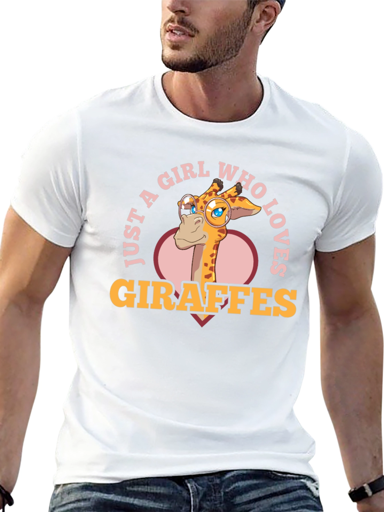 Just A Girl Who Loves Giraffes T-Shirt