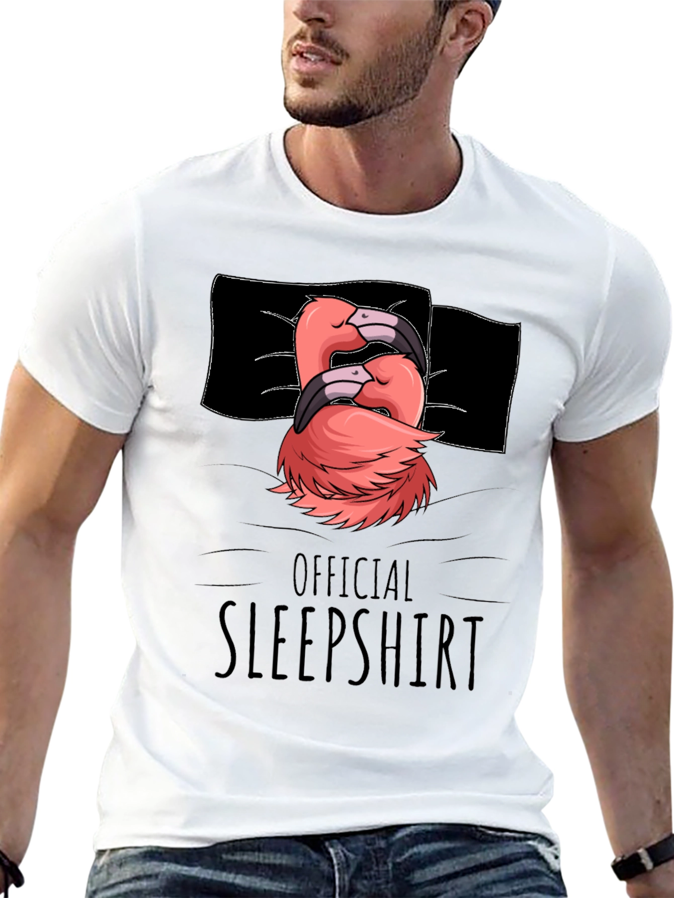 Flamingo Sleepshirt - Novelty Graphic Tee