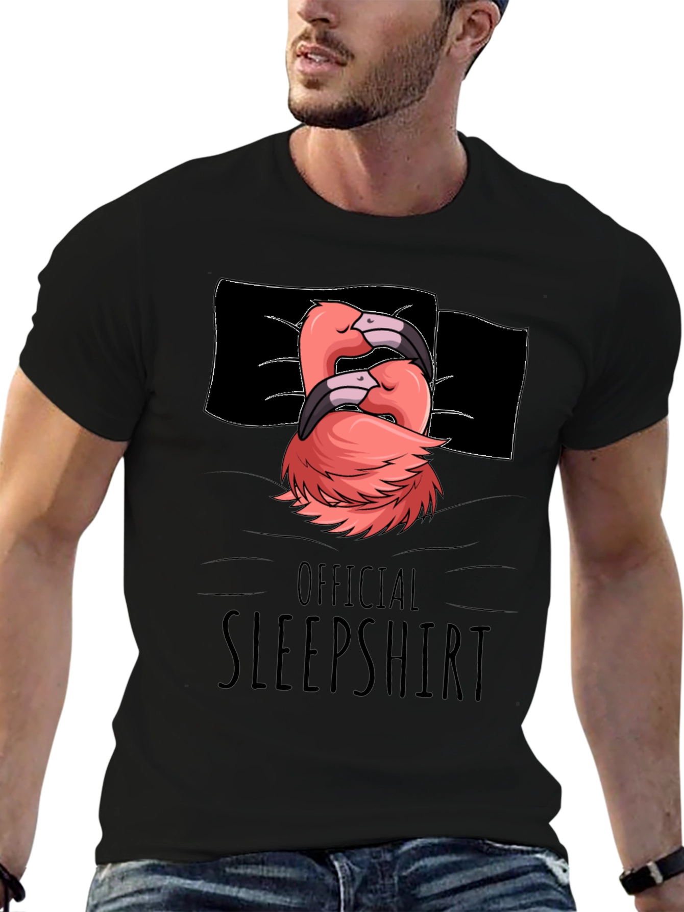 Flamingo Sleepshirt - Novelty Graphic Tee
