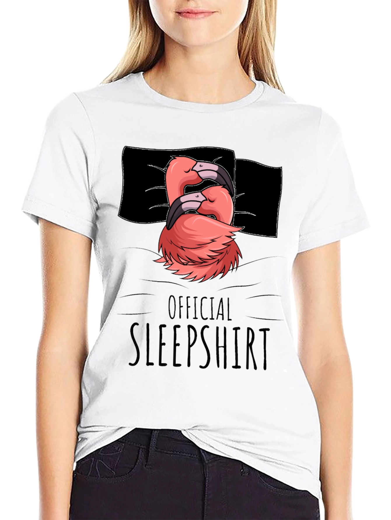 Flamingo Sleepshirt - Novelty Graphic Tee