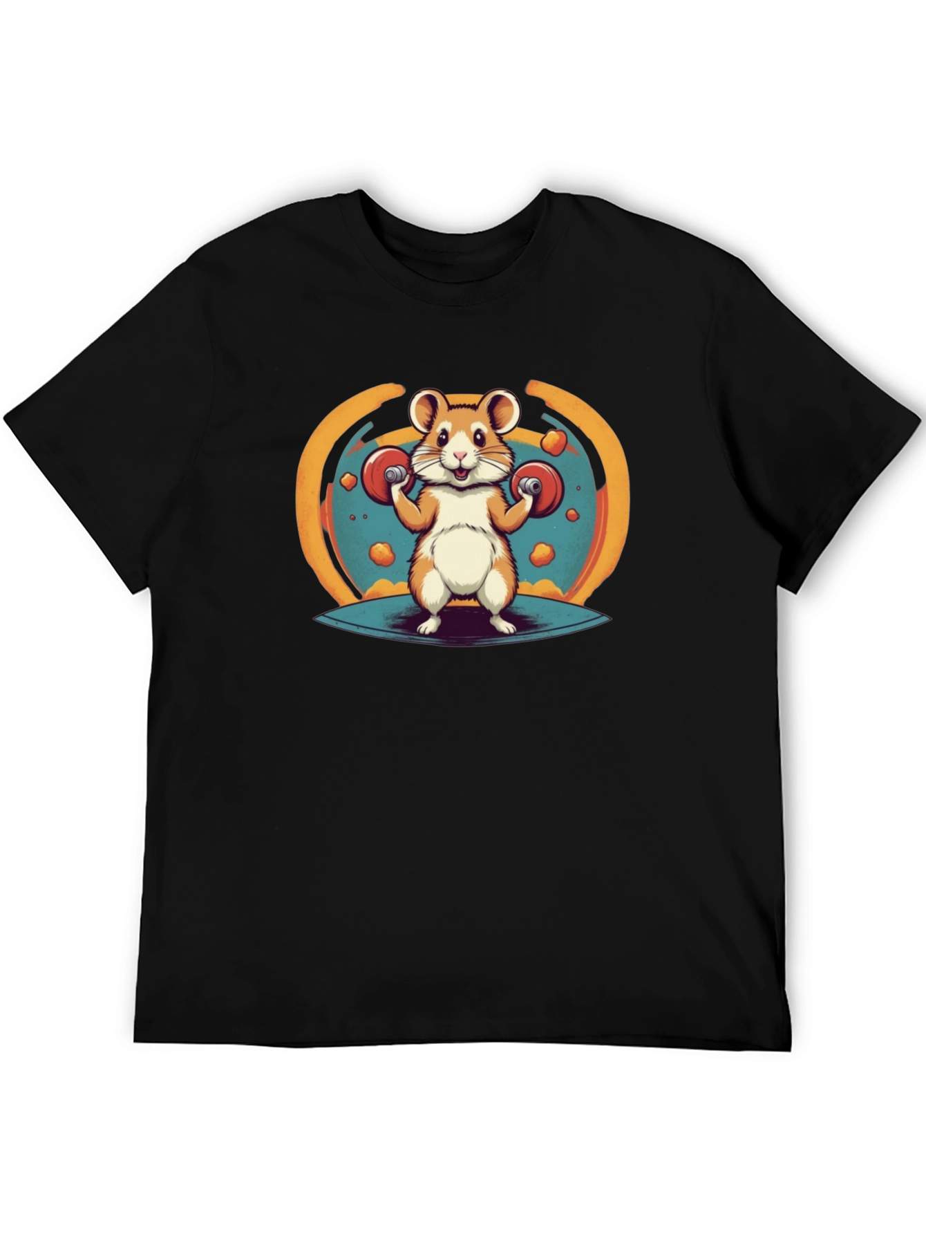 Hamster Gym T-Shirt - Funny Workout Tee