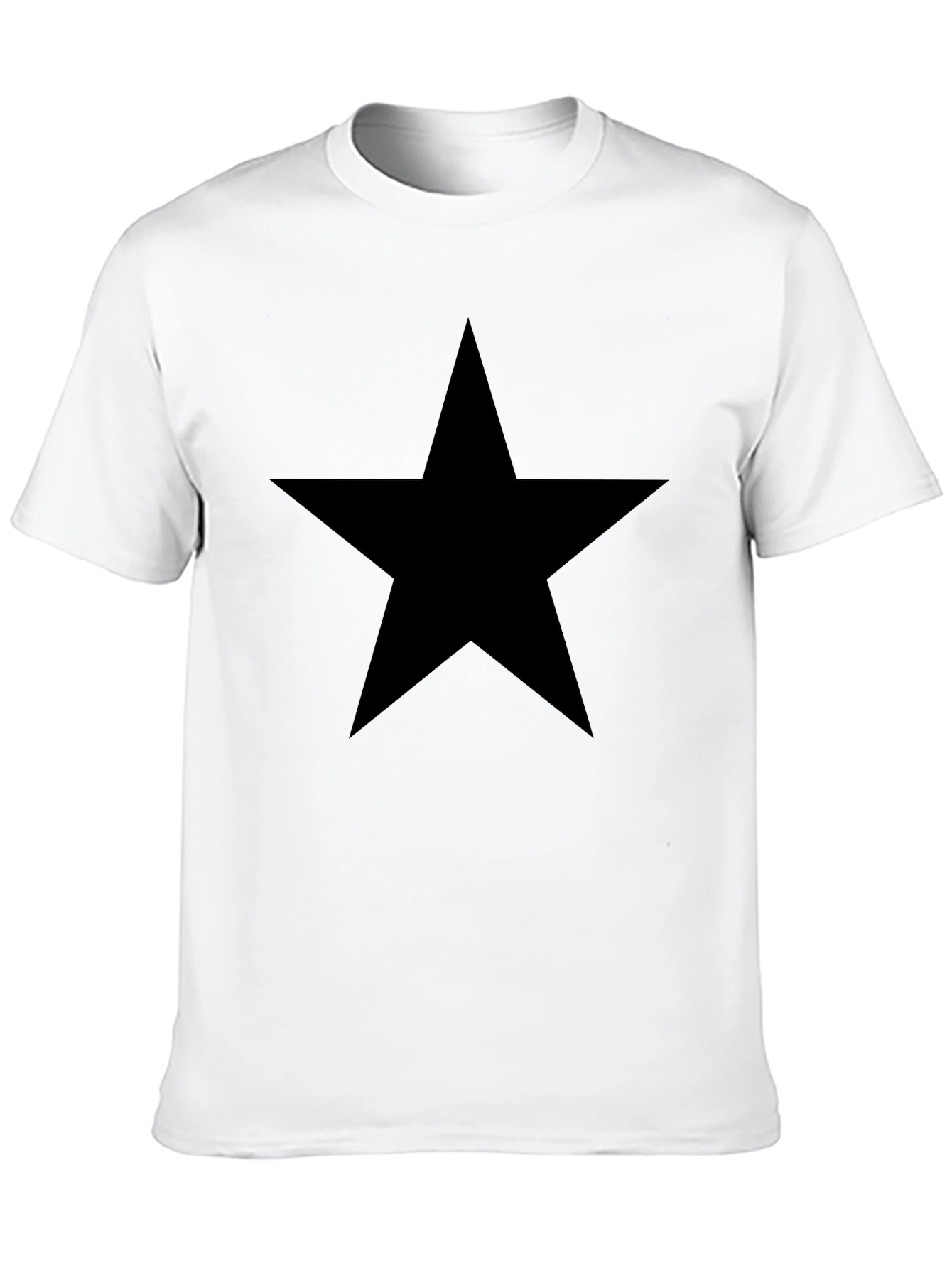 Black Star Graphic T-Shirt | Mens Casual Tee