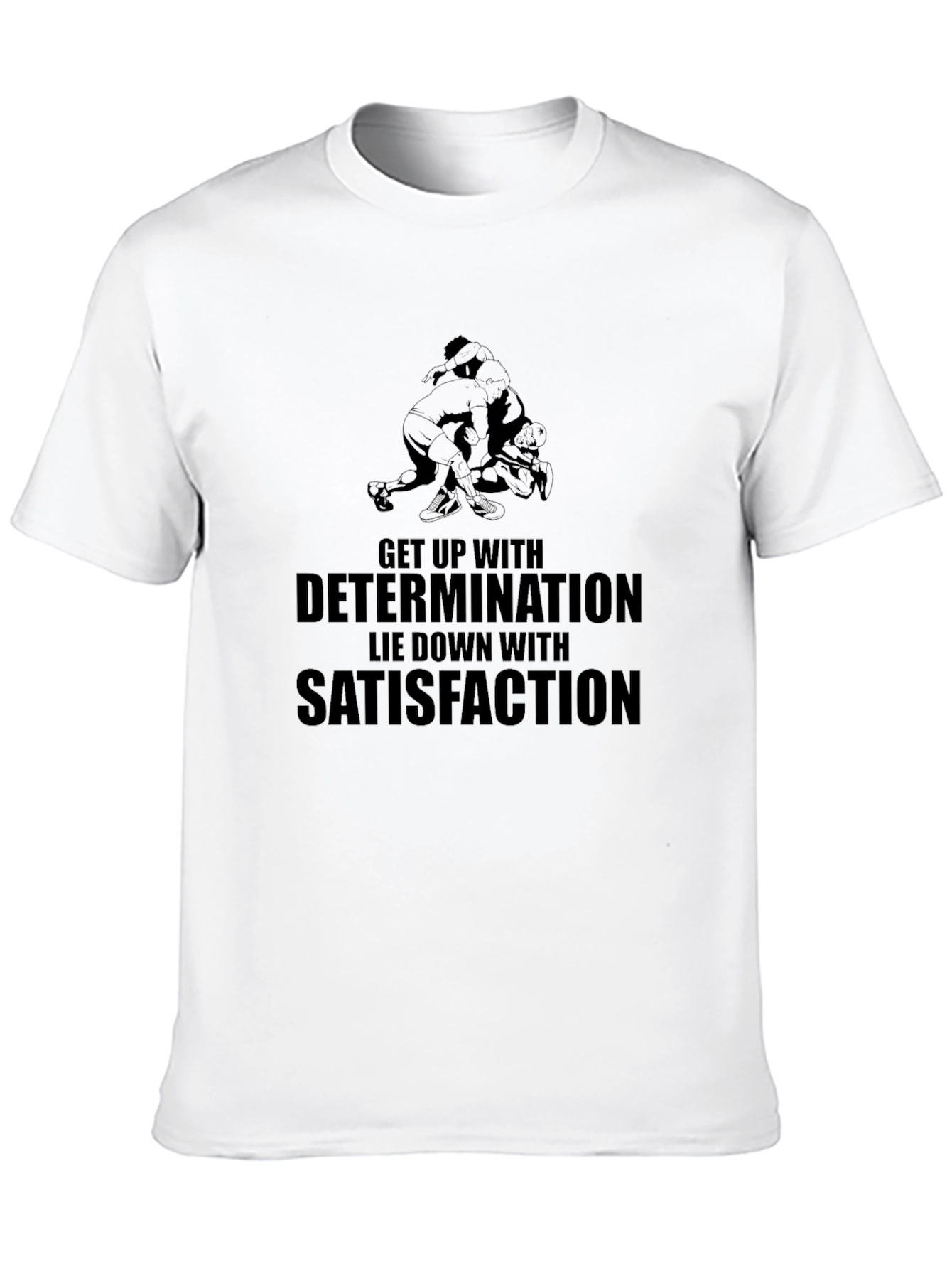 Motivational Wrestling Graphic T-Shirt