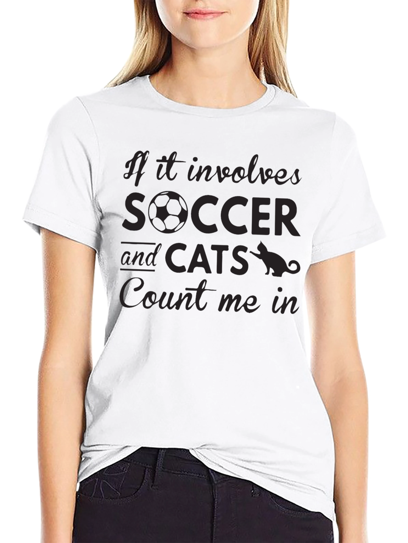 Soccer and Cats T-Shirt