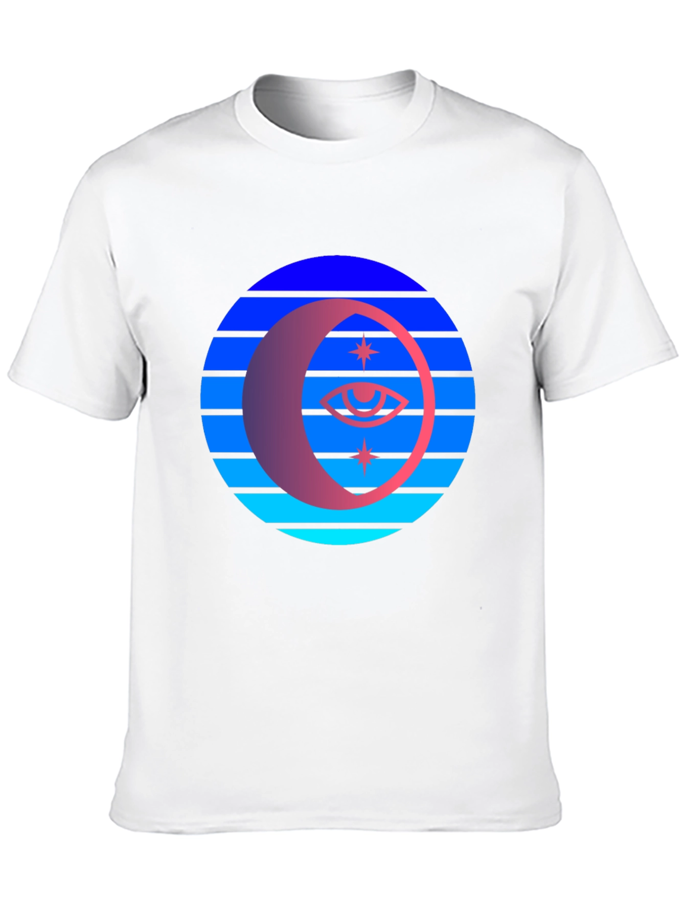 Retro Moon Eye T-Shirt - Unisex Graphic Tee