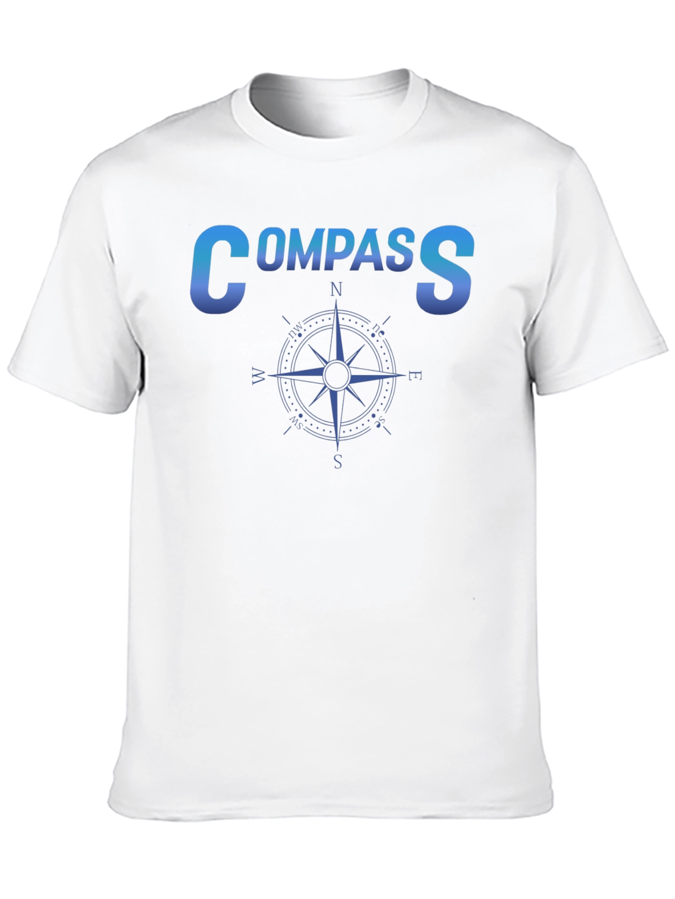 Compass Graphic Black T-Shirt - Travel & Adventure Ready