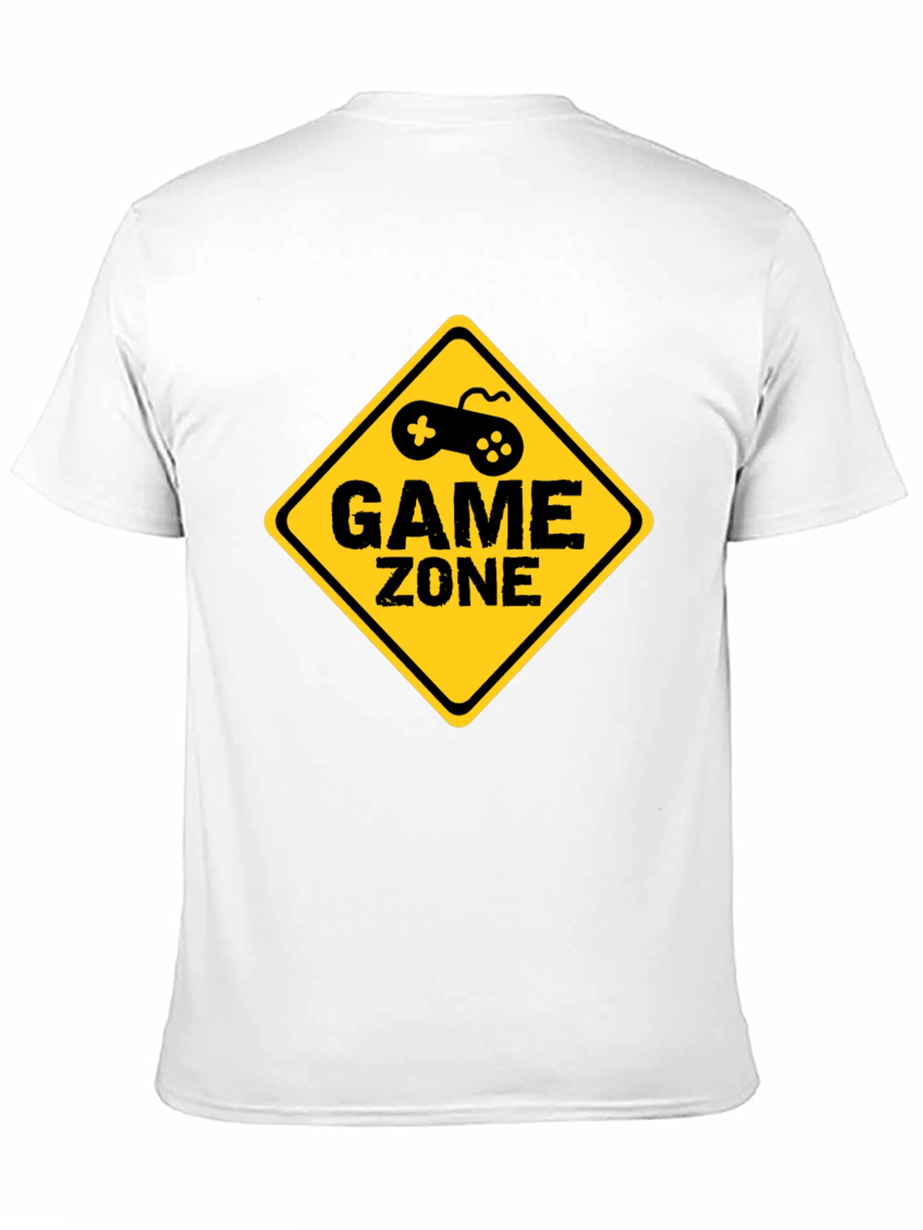 Game Zone Graphic Tee - Black Cotton T-Shirt