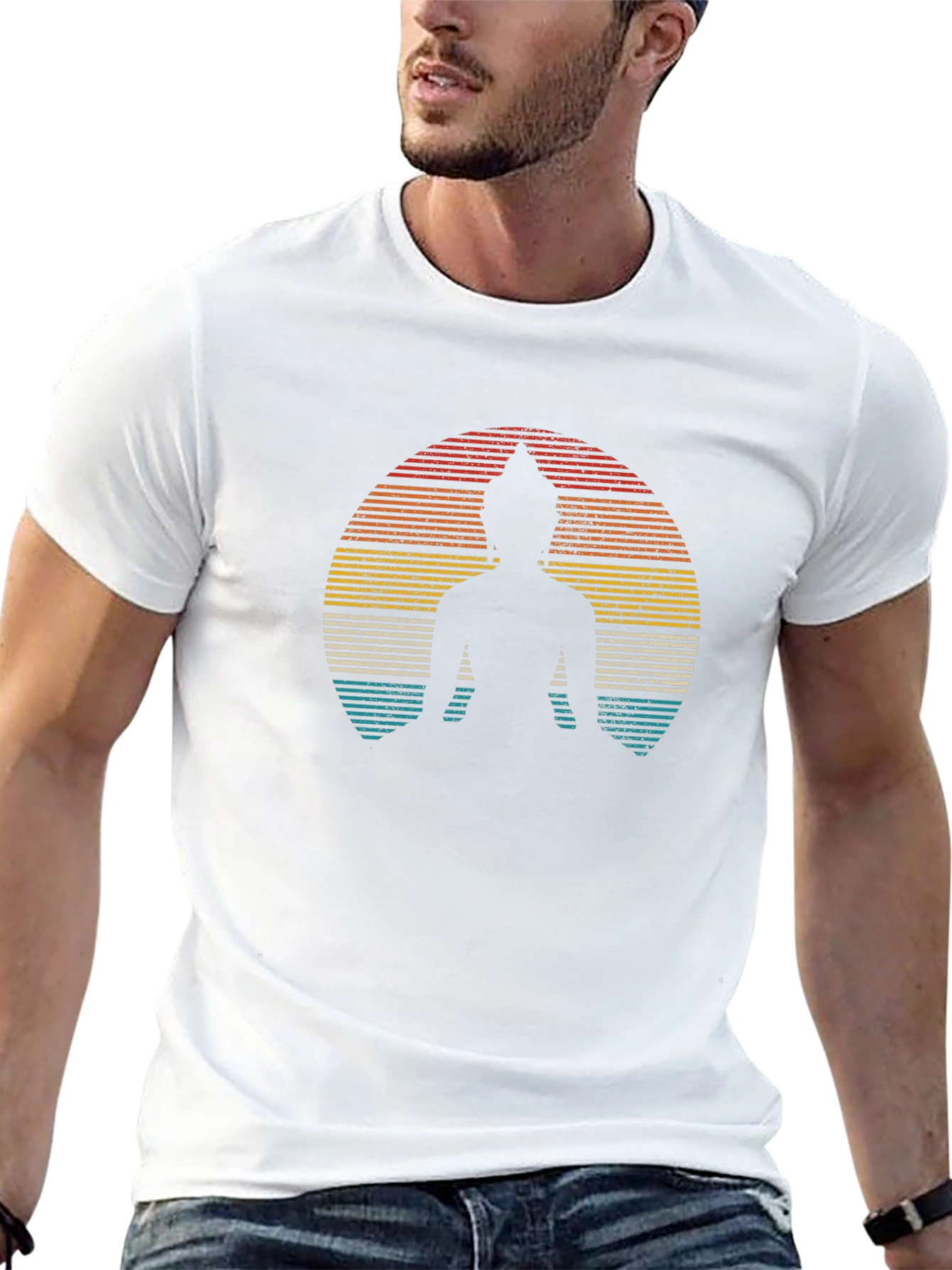 Retro Buddha Graphic T-Shirt - Meditative Style