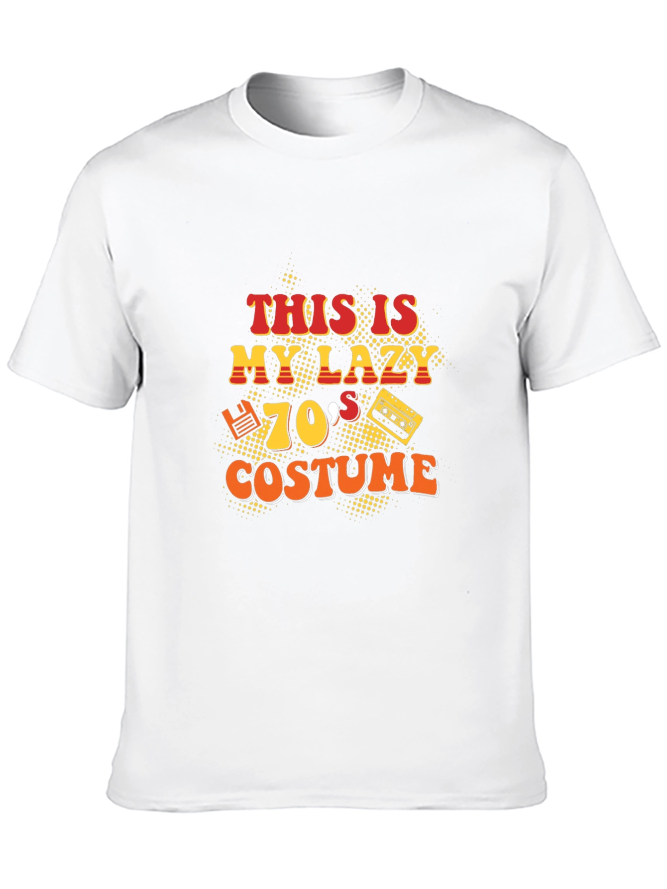 Lazy 70s Costume Graphic T-Shirt
