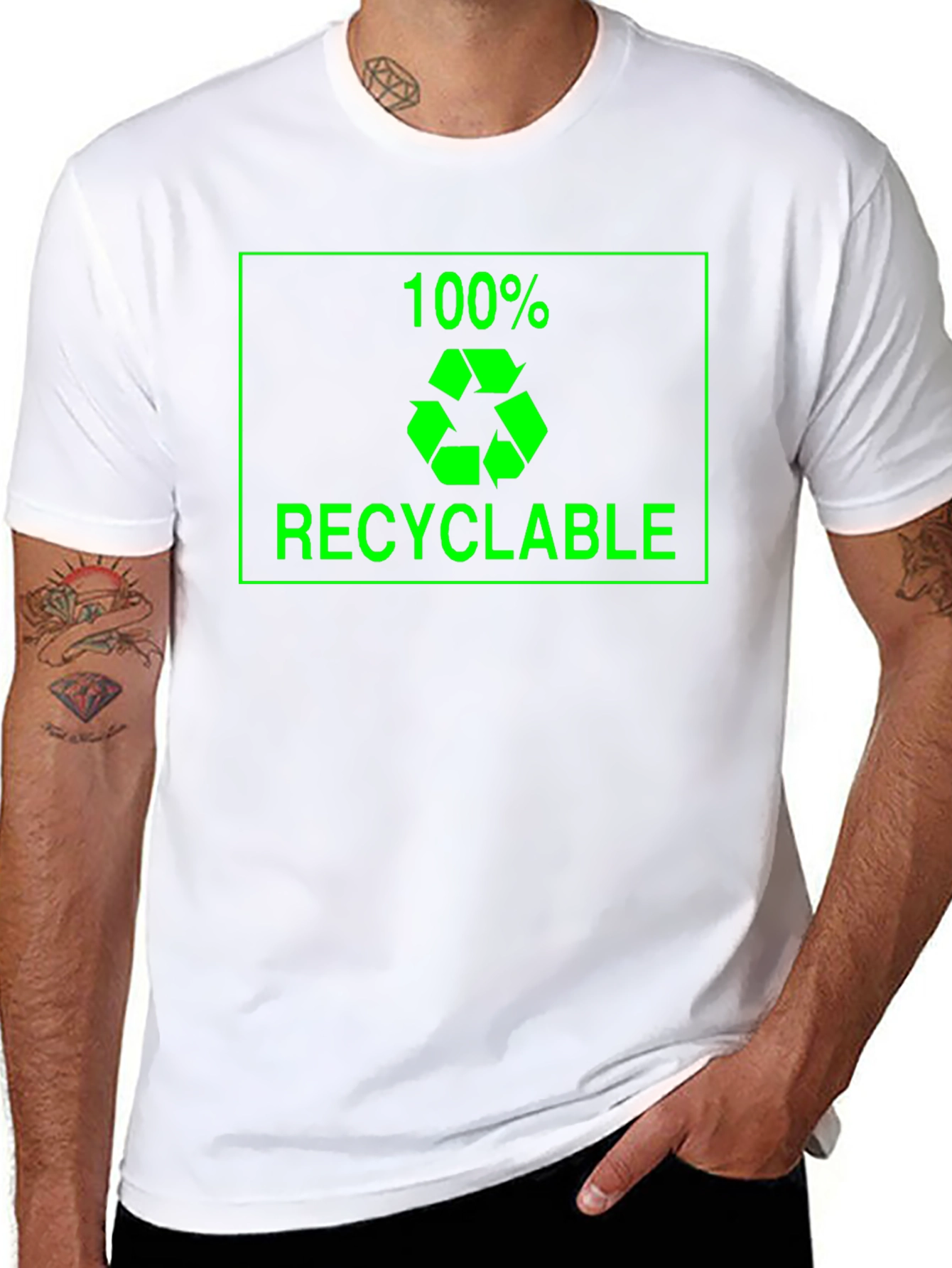 100% Recyclable Graphic Tee - Eco Friendly