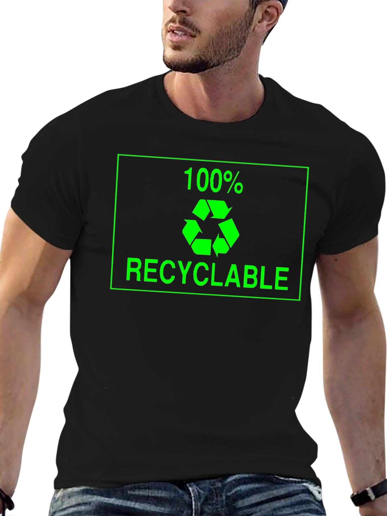 100% Recyclable Graphic Tee - Eco Friendly