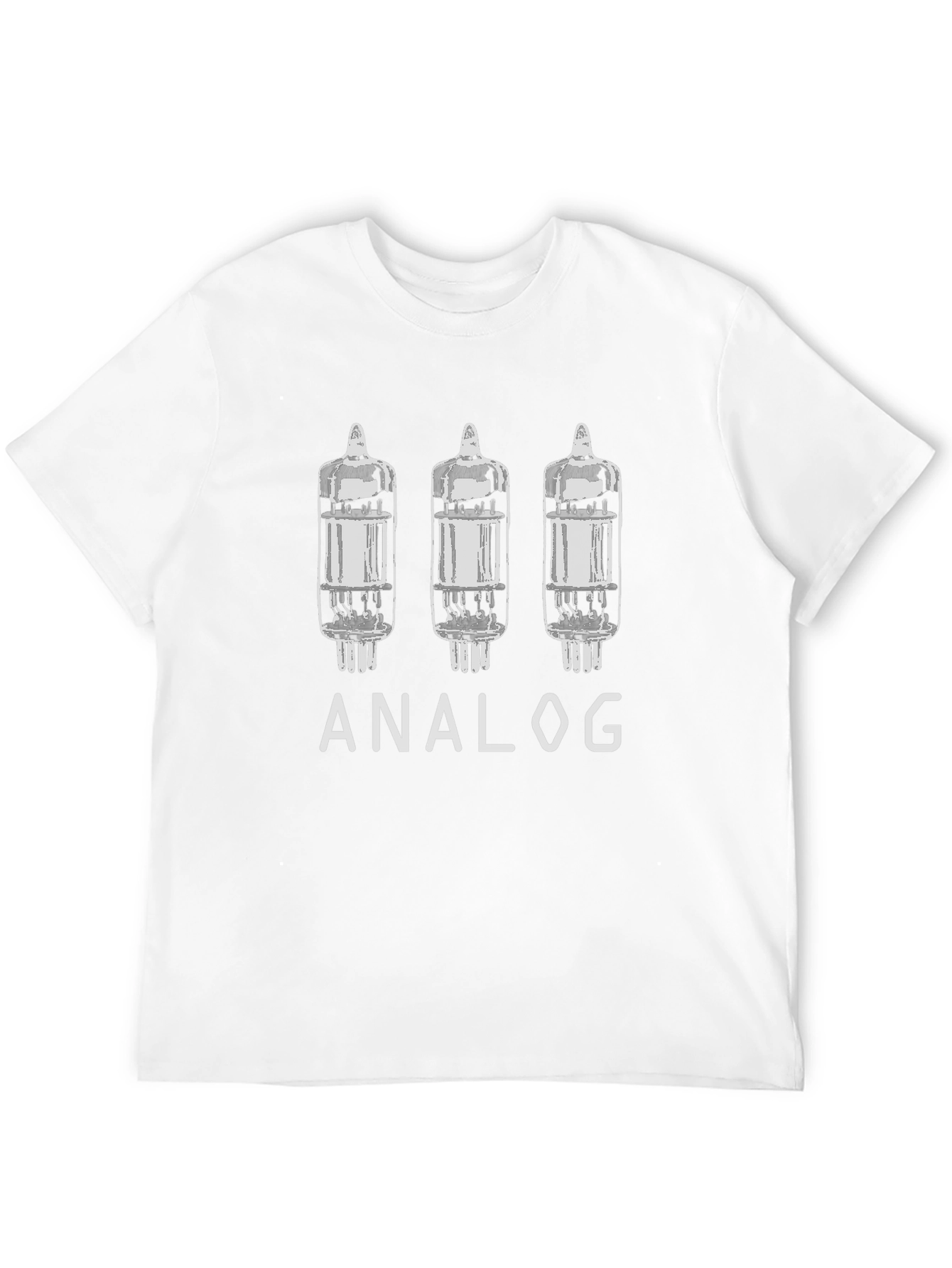 Analog Tube Amplifier T-Shirt - Retro Electronic Design