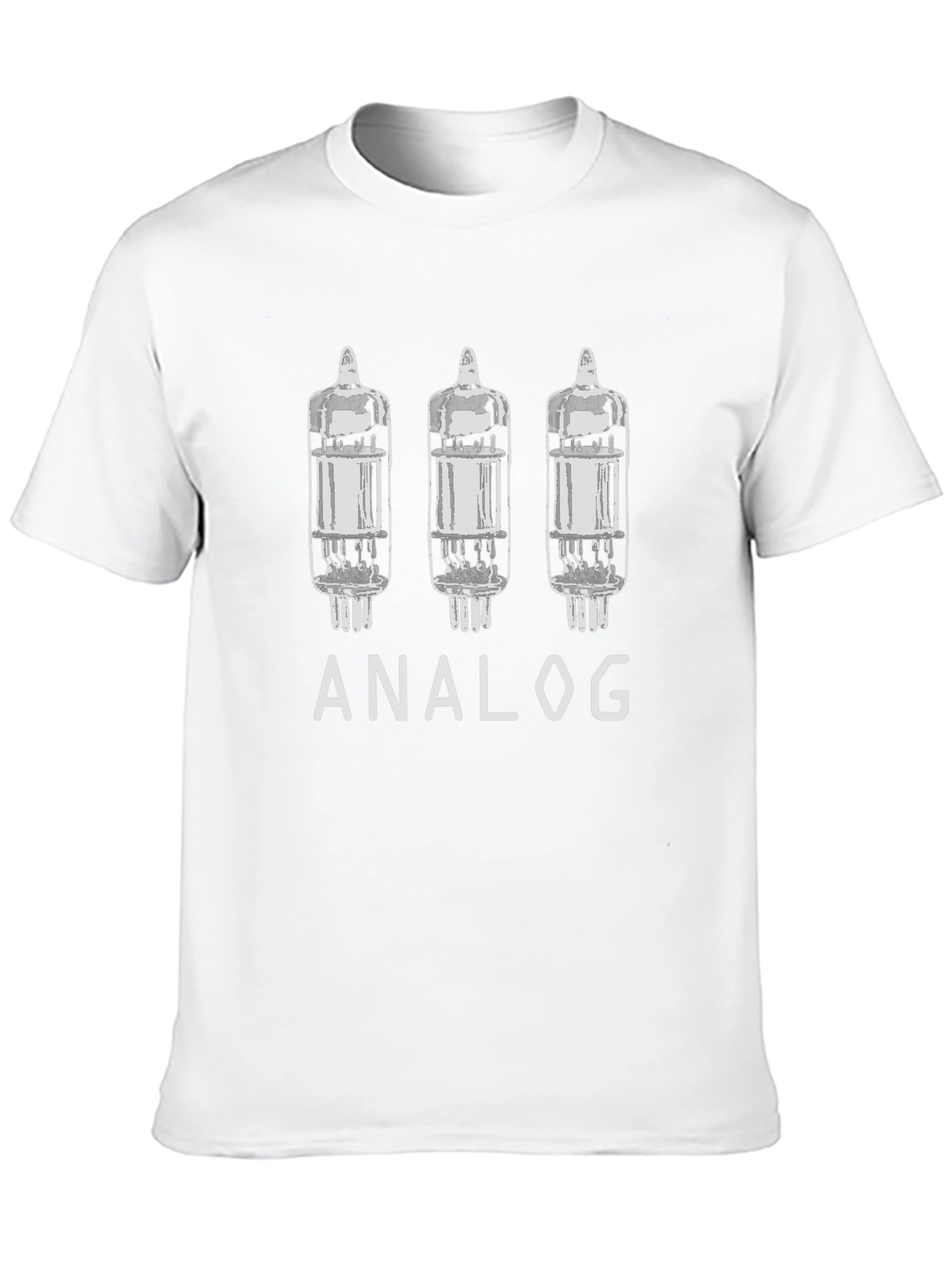 Analog Tube Amplifier T-Shirt - Retro Electronic Design