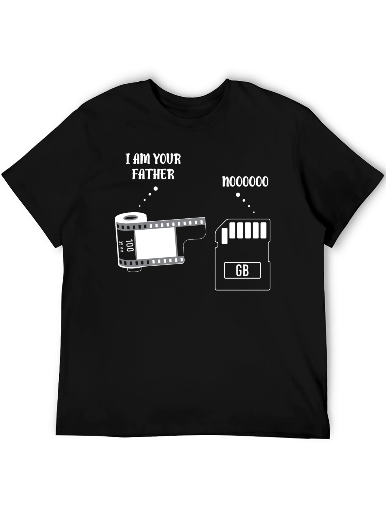 I Am Your Father Film & SD Card T-Shirt
