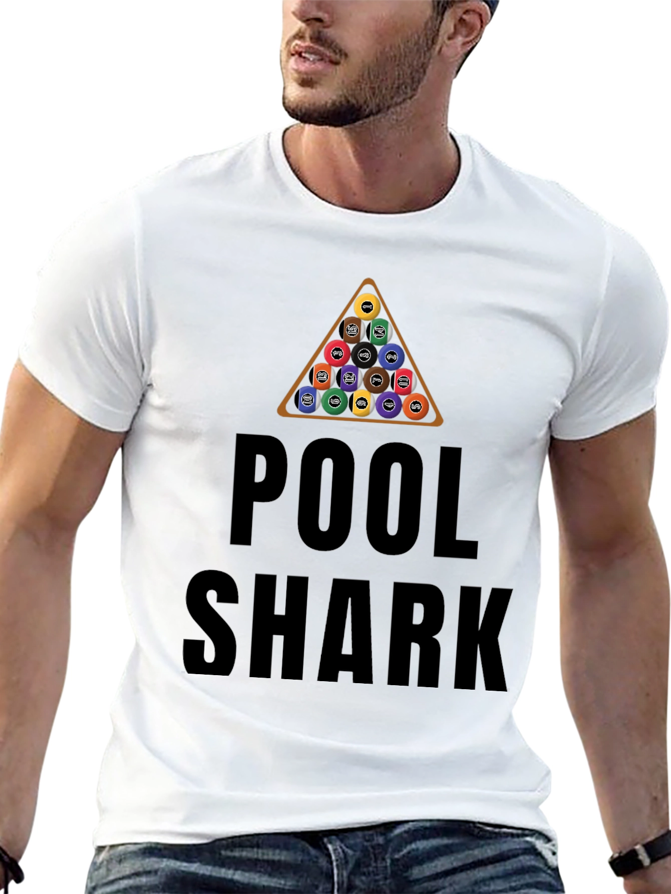 Pool Shark Black Graphic Tee
