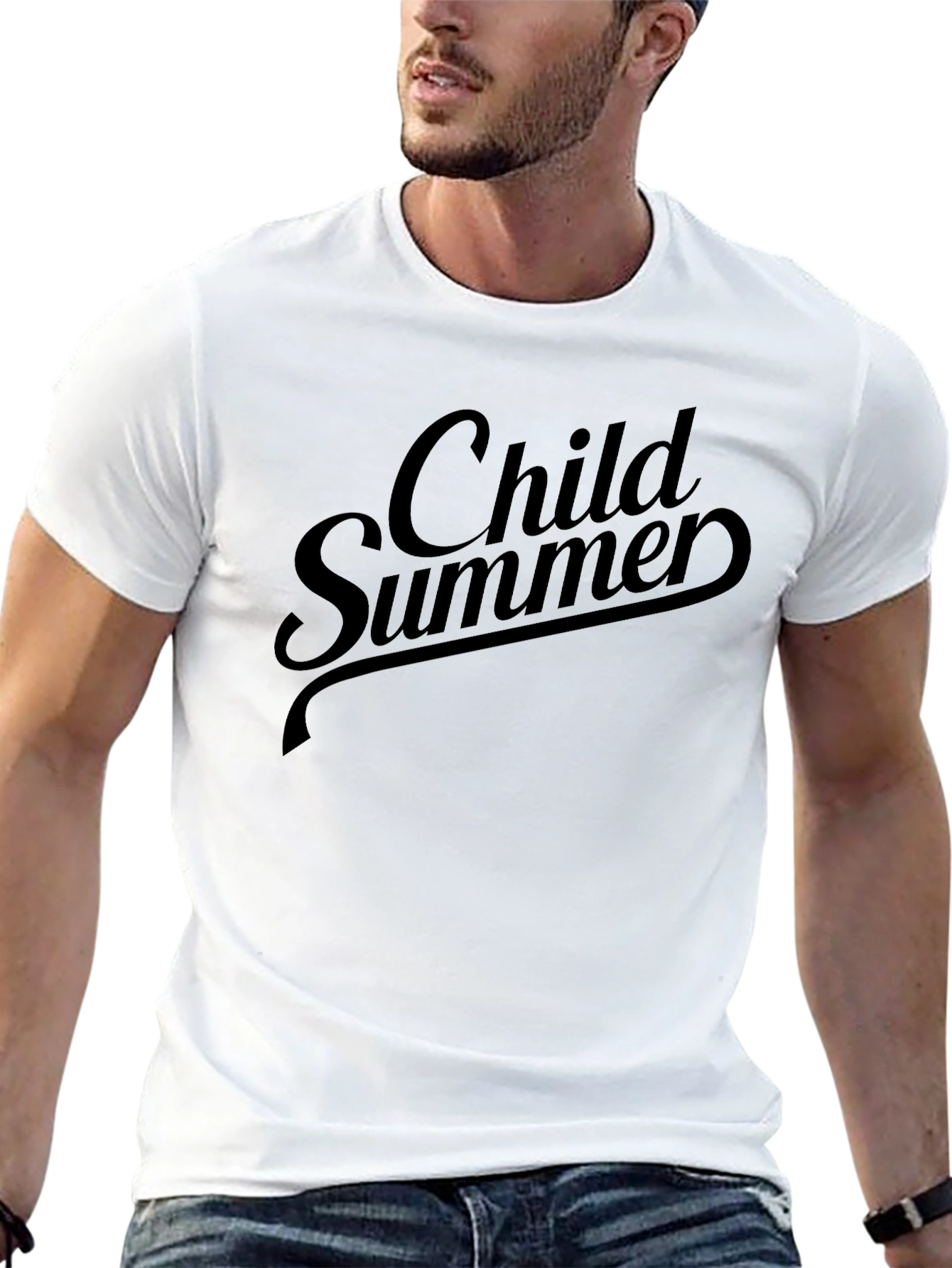 Child Summer Black T-Shirt