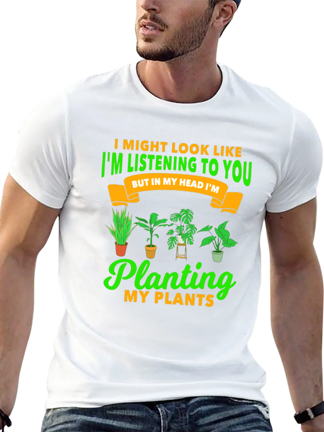 Plant Lover T-Shirt: Im Planting My Plants