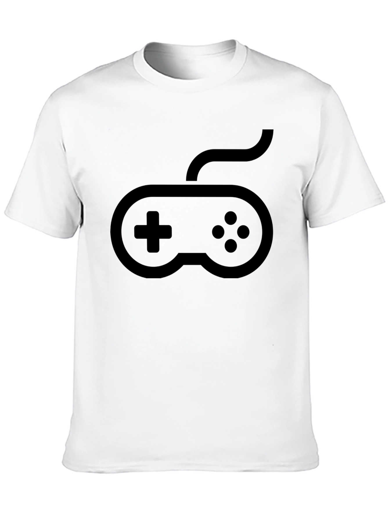 Gaming Controller Graphic T-Shirt - Black