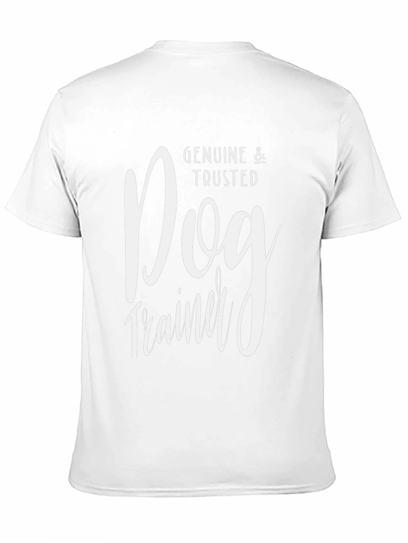 Genuine & Trusted Dog Trainer Black T-Shirt