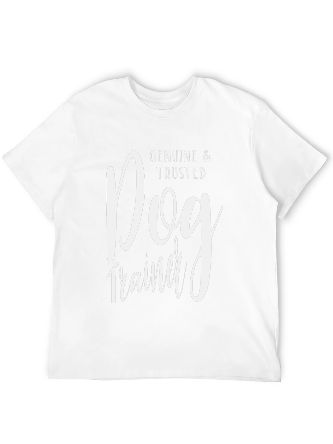 Genuine & Trusted Dog Trainer Black T-Shirt