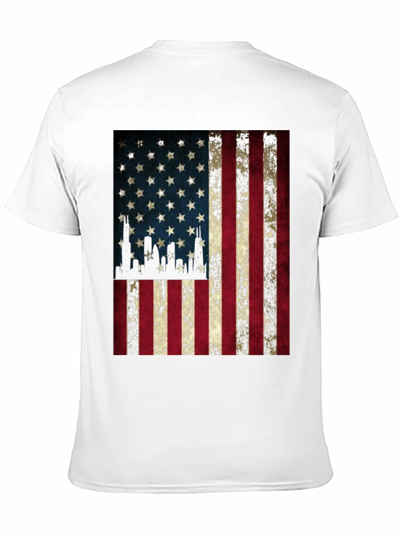 American Flag Graphic Tee - Patriotic Design