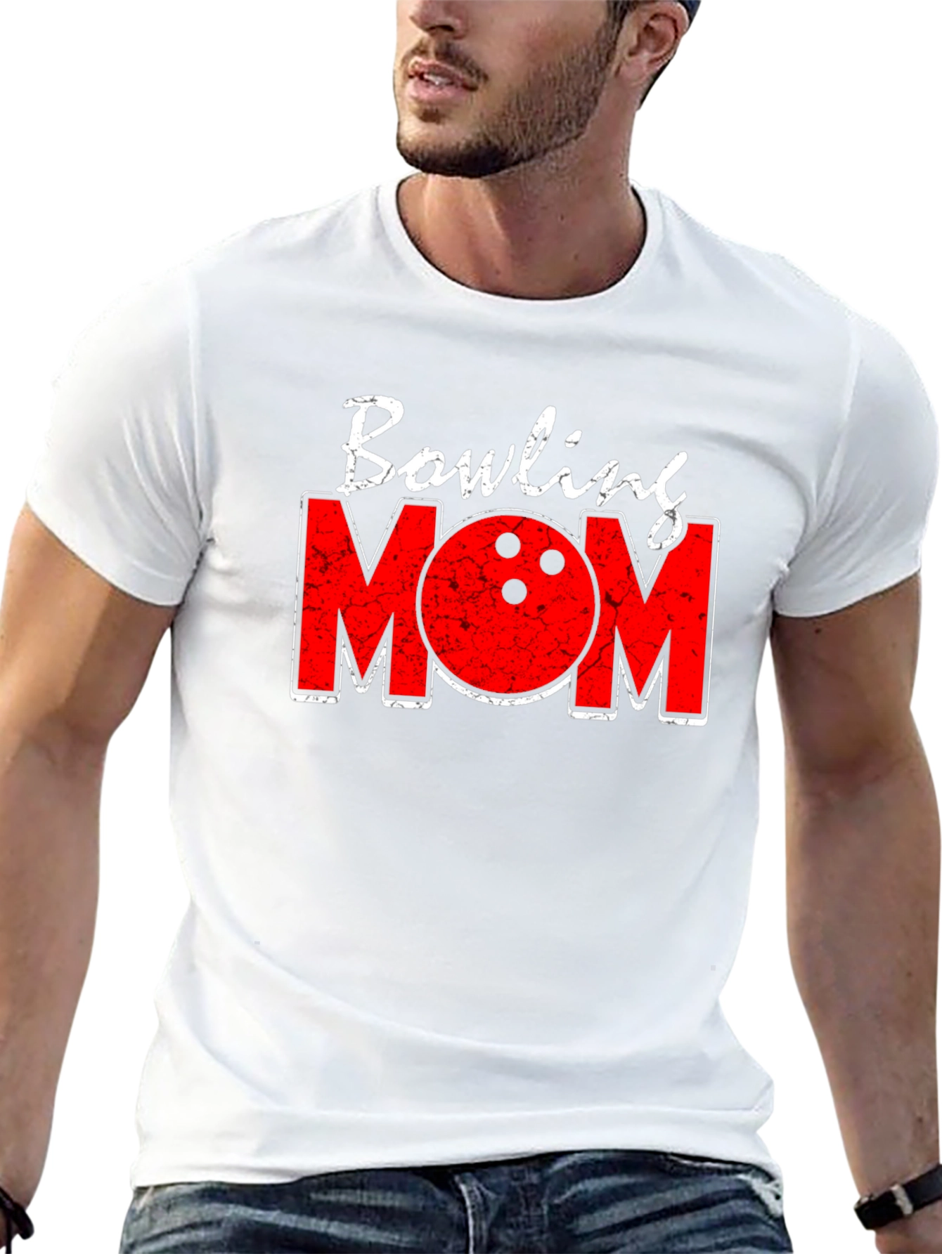 Bowling Mom Graphic T-Shirt - Black Tee