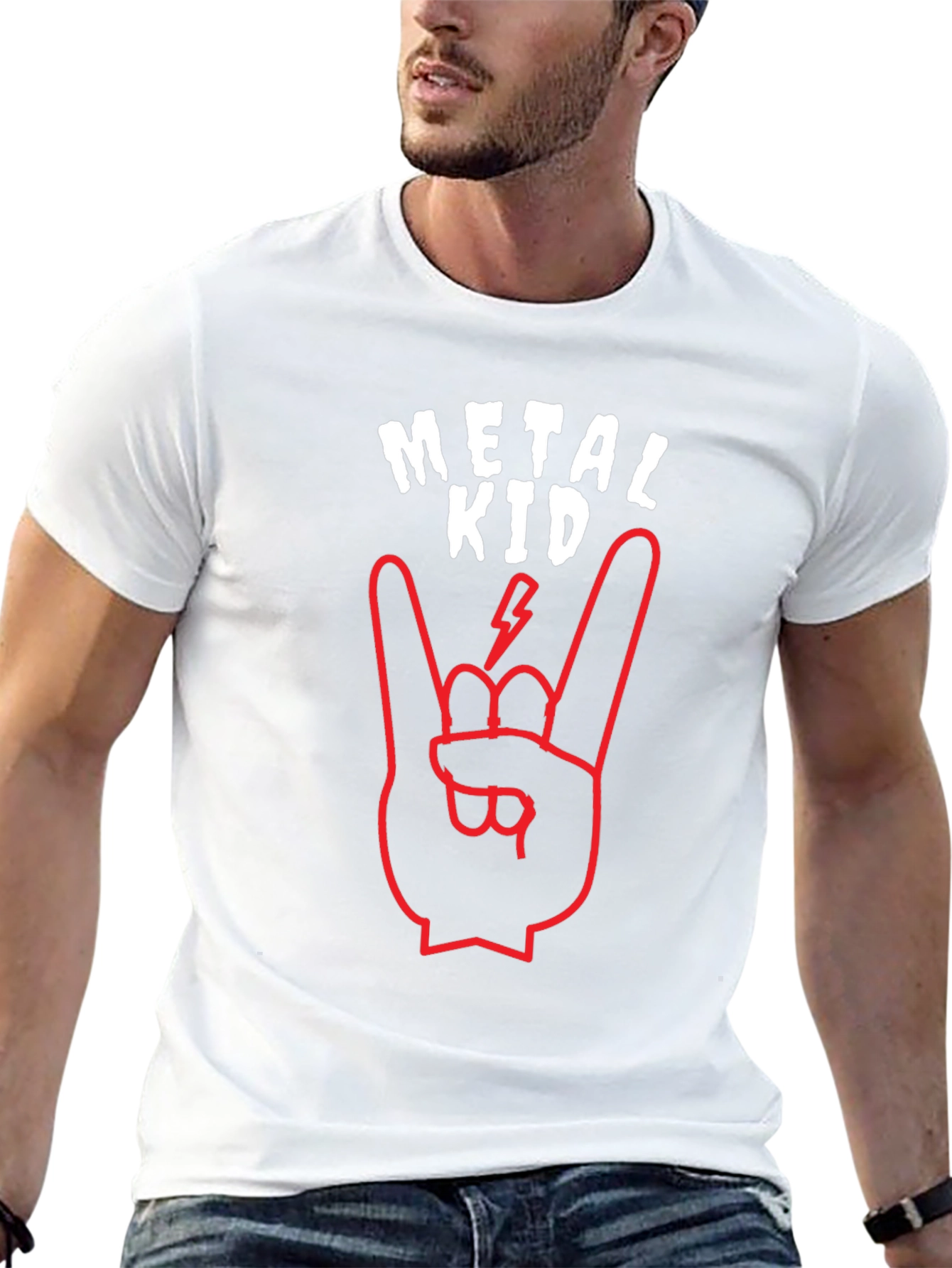 Metal Kid T-Shirt - Rock On Heavy Metal Tee