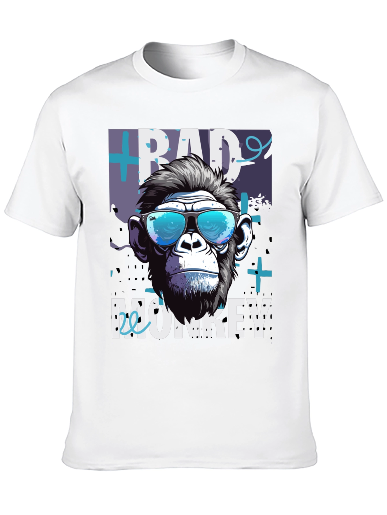 Bad Monkey Graphic Tee - Cool Animal Print T-Shirt